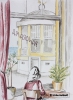 Im Panoramacafe an der Promenade, 32 x 24 cm